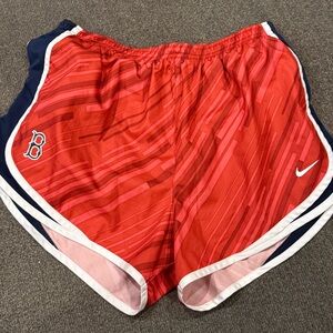 Nike Red & Navy Boston 'B' Athletic Shorts